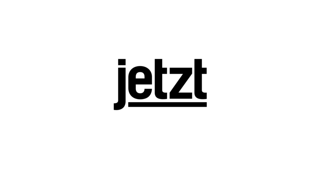 Das Logo der Jugendzeitschrift Jetzt auf weißem Hintergrund