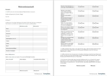 Mieterselbstauskunft: kostenlose Vorlage (PDF & Word) 2026