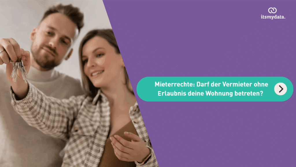 Bild zu den Mieterrechten: Ein junger Mann und eine junge Frau halten gemeinsam einen Schlüsselbund in der Hand. Der Schlüsselbund ist dabei im Fokus, während die beiden Personen leicht unscharf im Hintergrund stehen.