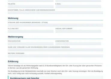 Wohnungsgeberbestätigung: Ratgeber & kostenlose PDF-Vorlage